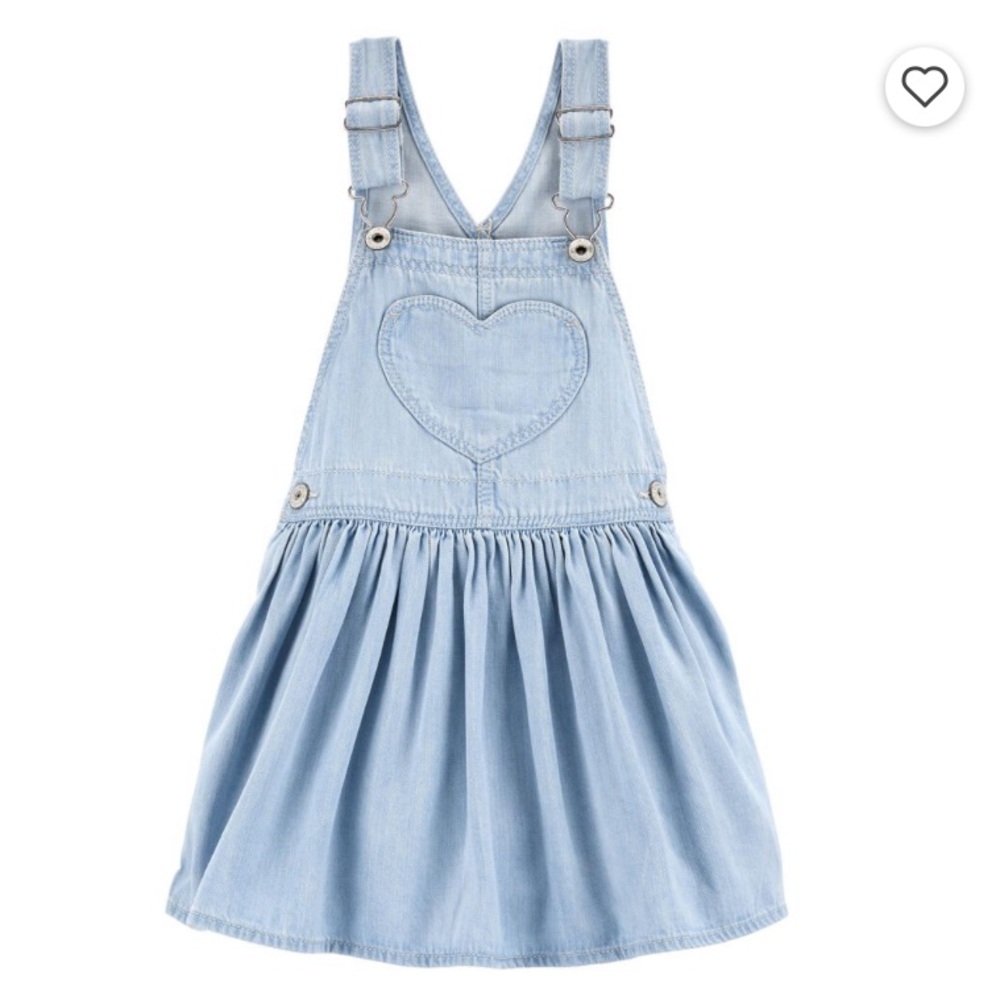 Heart Pocket Stretch Denim Jumper
OshKosh Size 2T